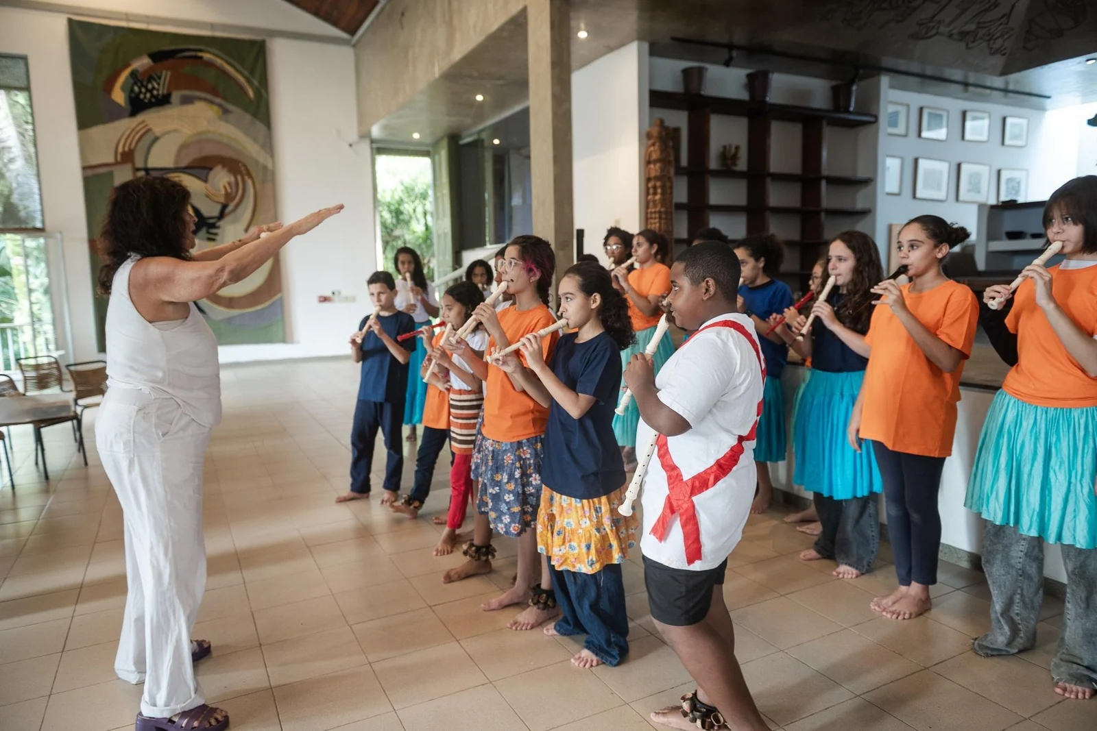 Flautistas da Marambaia levam música e mangue ao Museu do Pontal 1 Flautistas da Marambaia levam música e mangue ao Museu do Pontal