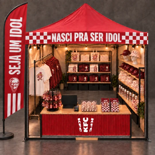 KFC leva produtos licenciados e camarote 360° para show no MorumBIS 1 KFC leva produtos licenciados e camarote 360° para show no MorumBIS