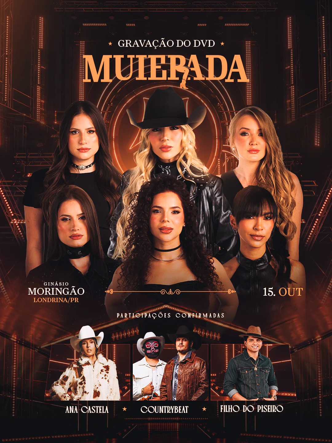 Muierada grava primeiro DVD com participações especiais e inéditas