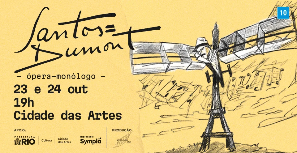 Ópera de Cyro Delvizio revela o homem por trás de Santos Dumont