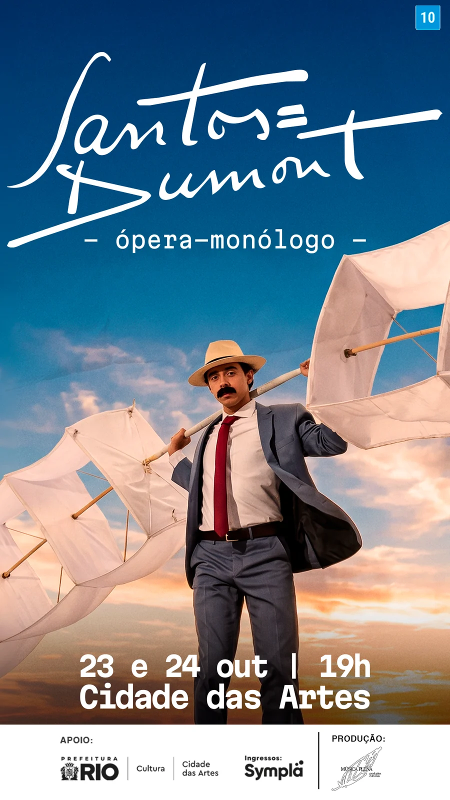 Ópera de Cyro Delvizio revela o homem por trás de Santos Dumont