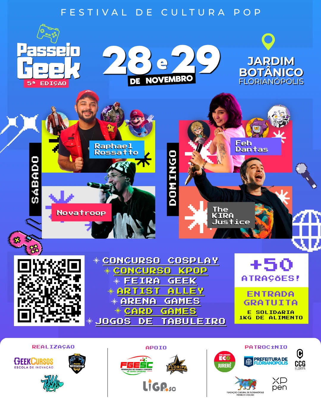 Passeio Geek traz vozes de Mario Bros e Circo Digital a Florianópolis