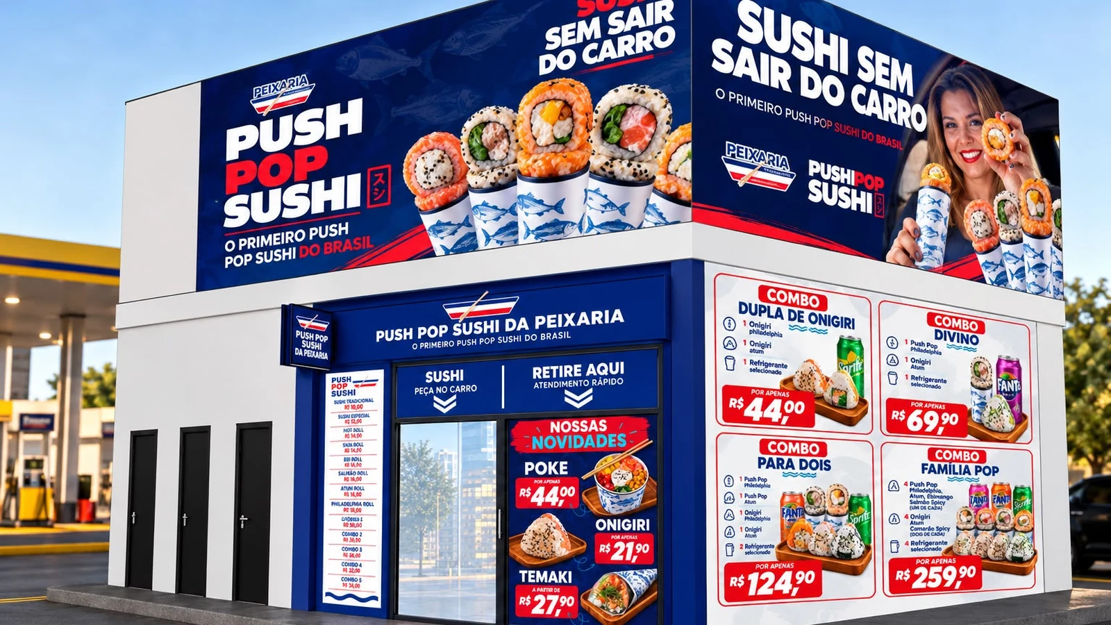 Rio ganha serviço de sushi sem sair do carro na Linha Amarela rio ganha servico de sushi sem sair do carro na linha amarela featured